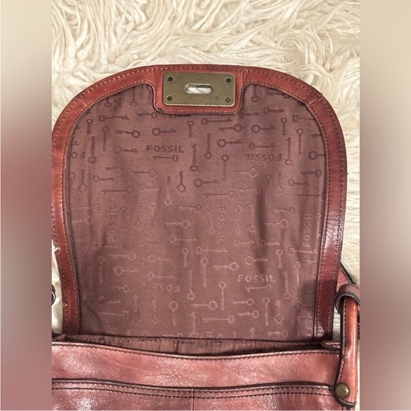 Fossil Leather Crossbody Saddlebag
Leopard Print Calf Hair Flap - Picture 6 of 15